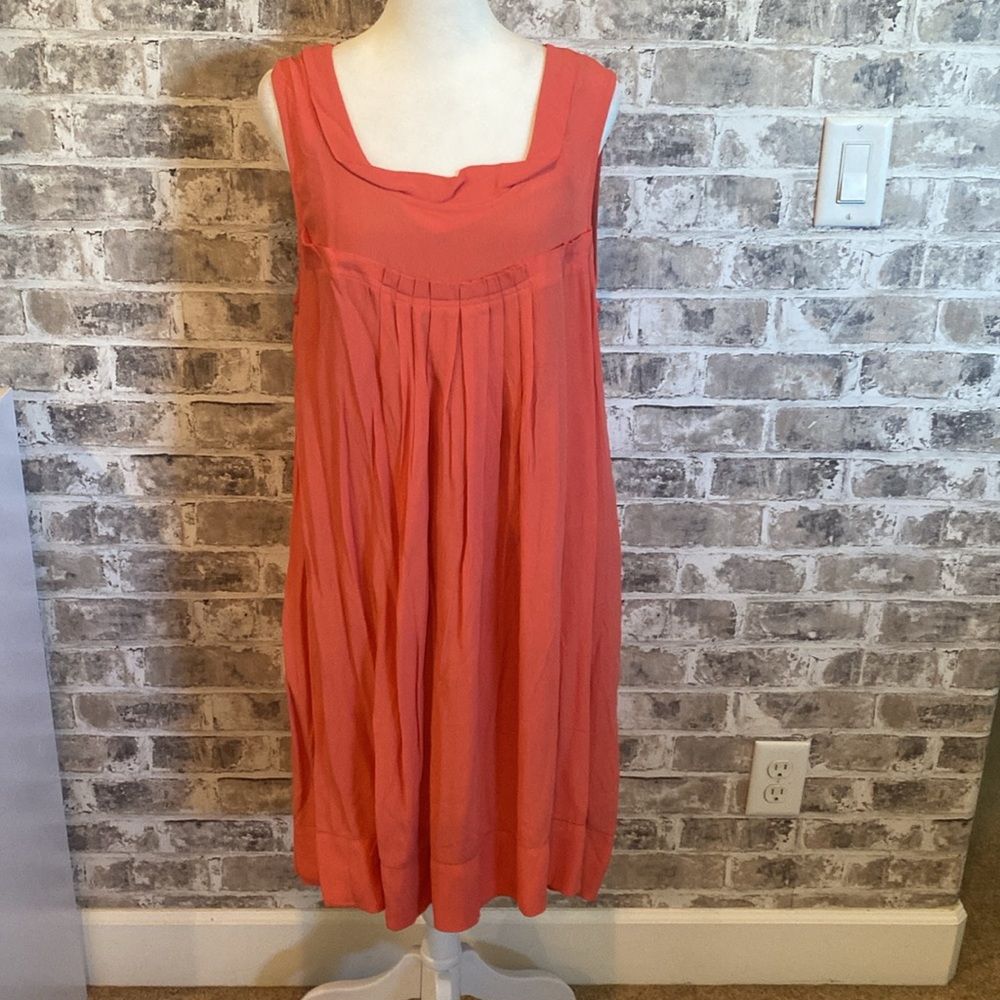 Coral Midi Dress